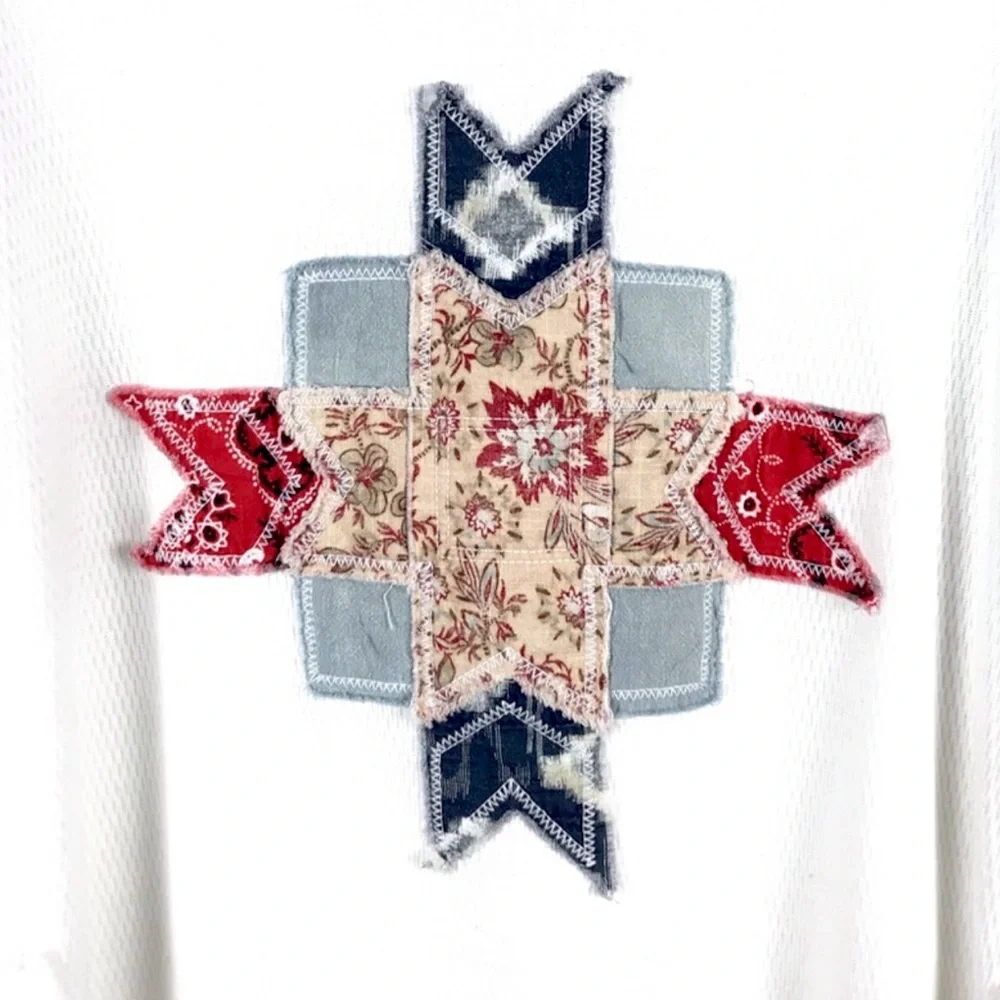 Free People Lonestar Patchwork Thermal